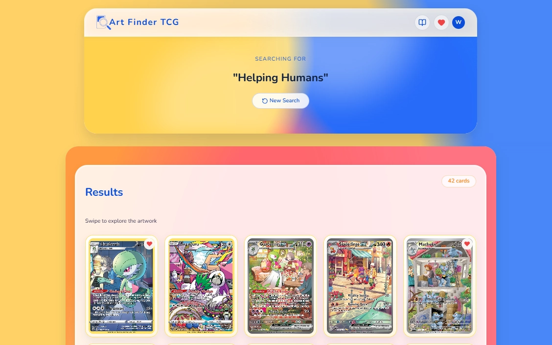 ArtFinderTCG screenshot